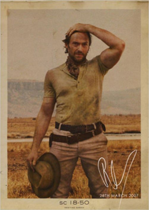 Hugh Jackman in a traditional shearer's shirt