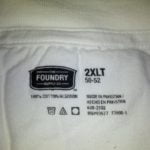 Foundry big & tall undershirt care label