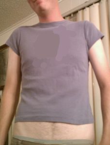 Low cost t-shirts or undershirts that shrink to a point where you can't tuck them in?