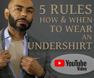 Wearing undershirt rules. How to wear undershirts.