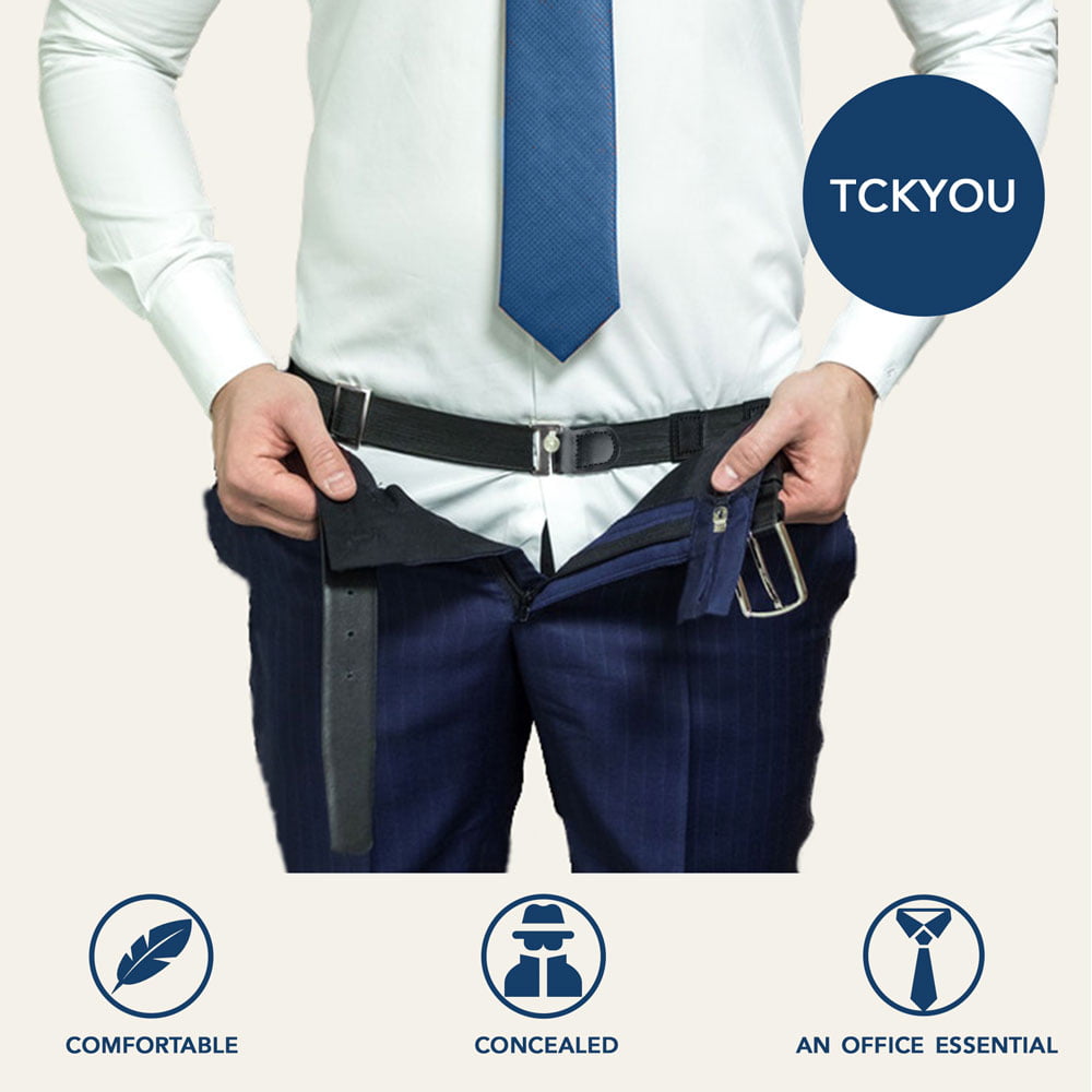 Foucome Mens Beige Shirt Stays Garter Holder Clip Belt Suspenders Non Slip 2 Pair 